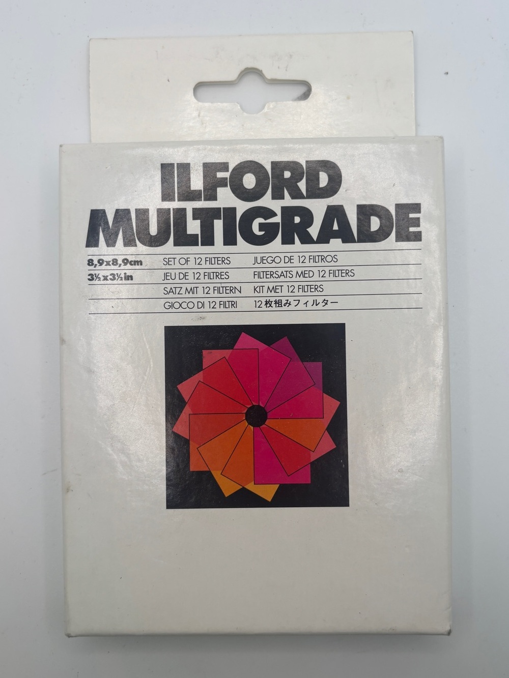 Ilford Multigrade Photography Filter Set for the darkroom enlargements prints